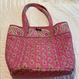 Vintage Vera Bradley Pink Paisley Tote